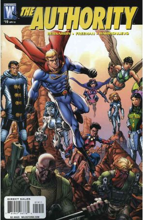 Authority (Vol. 5) 19 published by WildStorm with cover art by Mark Bagley