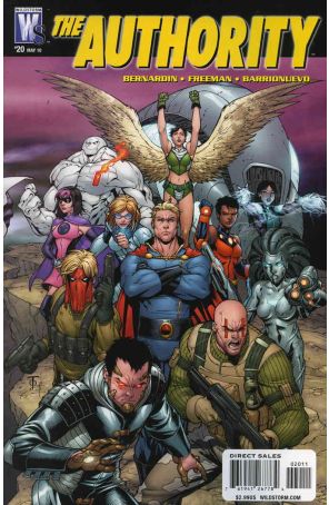 Authority (Vol. 5) 20 published by WildStorm with cover art by Marcus To
