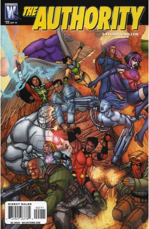 Authority (Vol. 5) 22 published by WildStorm with cover art by Pete Woods