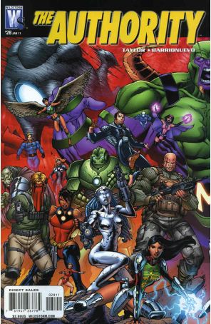 Authority (Vol. 5) 28 published by WildStorm with cover art by Tim Seeley