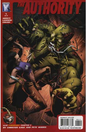 Authority (Vol. 5) 4 published by WildStorm with cover art by Simon Coleby
