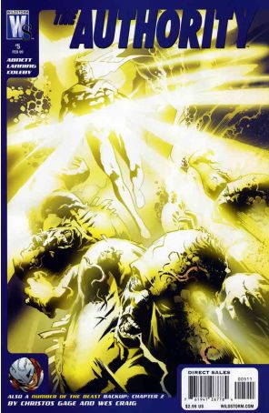Authority (Vol. 5) 5 published by WildStorm with cover art by Simon Coleby and Bryan Hitch