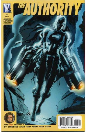 Authority (Vol. 5) 7 published by WildStorm with cover art by Simon Coleby