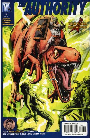 Authority (Vol. 5) 9 published by WildStorm with cover art by Simon Coleby