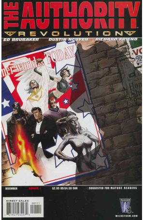 Authority: Revolution 1 published by WildStorm with cover art by Dustin Nguyen