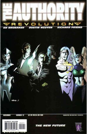 Authority: Revolution 12 published by WildStorm with cover art by Dustin Nguyen