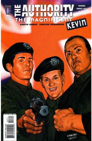 Authority: The Magnificent Kevin 3 published by WildStorm with cover art by Glenn Fabry and Tony Luke