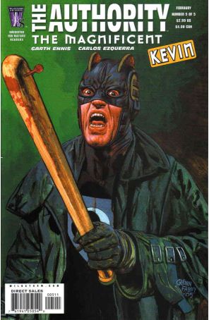 Authority: The Magnificent Kevin 5 published by WildStorm with cover art by Glenn Fabry