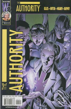 The Authority 11 published by WildStorm with cover art by Bryan Hitch