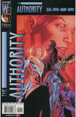 The Authority 12 published by WildStorm with cover art by Bryan Hitch
