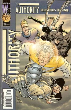 The Authority 16 published by WildStorm with cover art by Frank Quitely