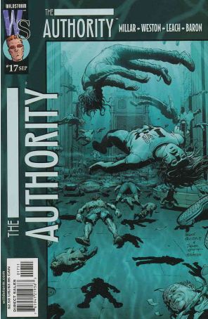 The Authority 17 published by WildStorm with cover art by Frank Quitely