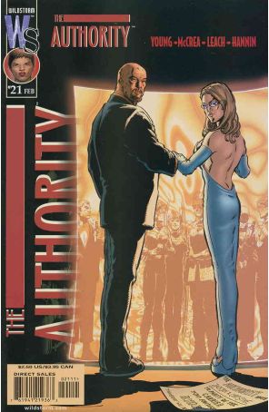 The Authority 21 published by WildStorm with cover art by Frank Quitely
