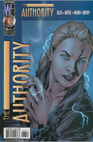The Authority 6 published by WildStorm with cover art by Bryan Hitch