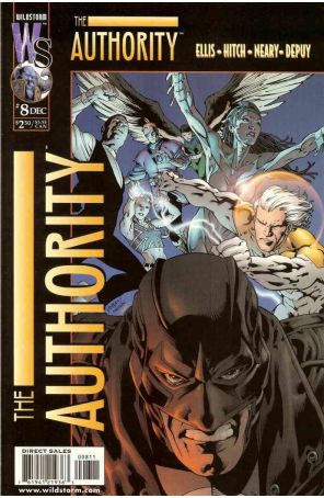 The Authority 8 published by WildStorm with cover art by Bryan Hitch