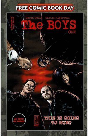 The Boys 1 (4th) published by Dynamite with cover art by Darick Robertson