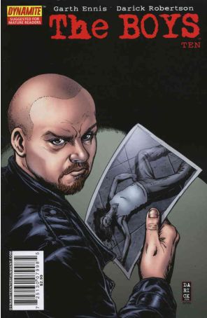 The Boys 10 published by Dynamite with cover art by Darick Robertson