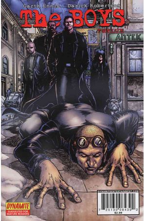 The Boys 12 published by Dynamite with cover art by Darick Robertson
