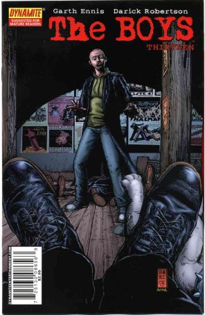 The Boys 13 published by Dynamite with cover art by Darick Robertson