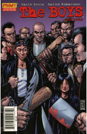 The Boys 16 published by Dynamite with cover art by Darick Robertson