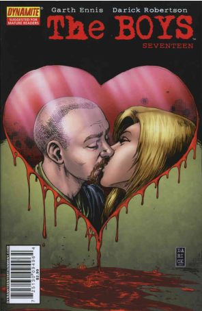 The Boys 17 published by Dynamite with cover art by Darick Robertson