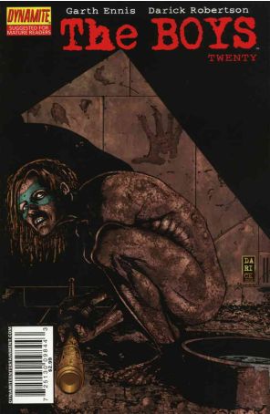 The Boys 20 published by Dynamite with cover art by Darick Robertson