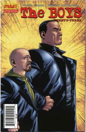 The Boys 23A published by Dynamite with cover art by John Cassaday