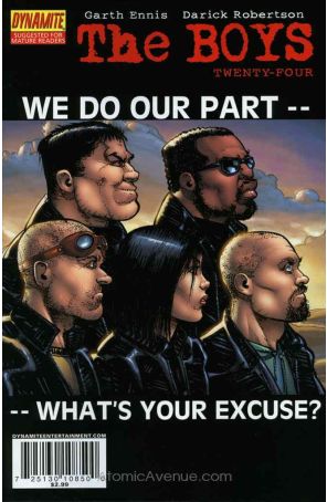 The Boys 24B published by Dynamite with cover art by Howard Chaykin