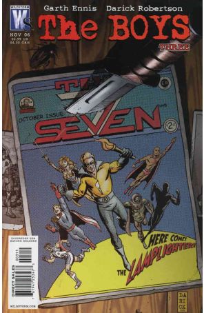 The Boys 3 published by WildStorm with cover art by Darick Robertson