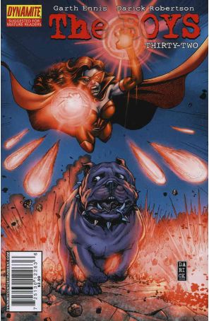 The Boys 32 published by Dynamite with cover art by Darick Robertson