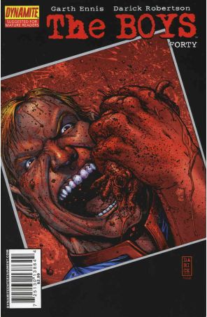 The Boys 40 published by Dynamite with cover art by Darick Robertson