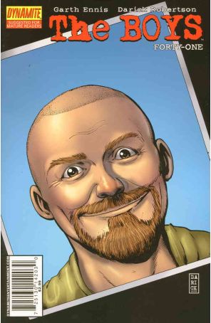 The Boys 41 published by Dynamite with cover art by Darick Robertson