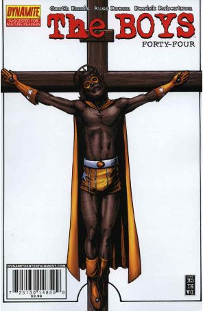 The Boys 44 published by Dynamite with cover art by Darick Robertson