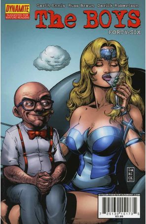 The Boys 46 published by Dynamite with cover art by Darick Robertson