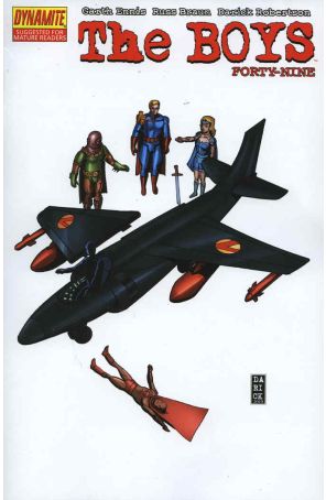 The Boys 49 published by Dynamite with cover art by Darick Robertson