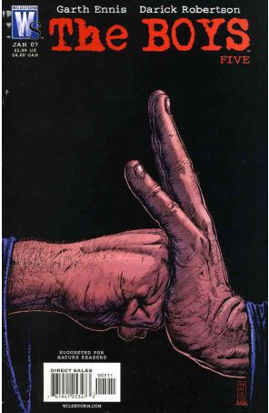 The Boys 5 published by WildStorm with cover art by Darick Robertson