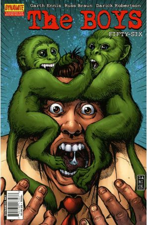 The Boys 56 published by Dynamite with cover art by Darick Robertson