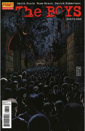 The Boys 61 published by Dynamite with cover art by Darick Robertson