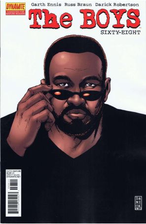 The Boys 68 published by Dynamite with cover art by Darick Robertson
