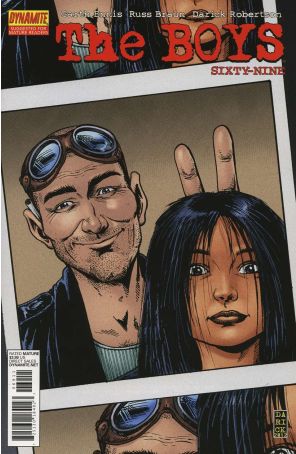 The Boys 69 published by Dynamite with cover art by Darick Robertson