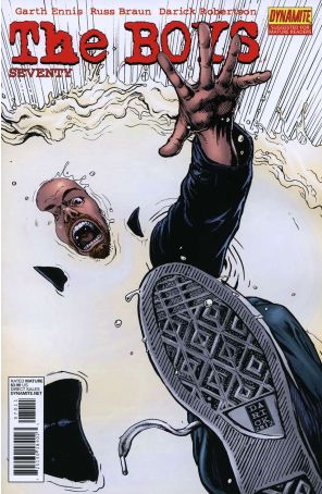 The Boys 70 published by Dynamite with cover art by Darick Robertson