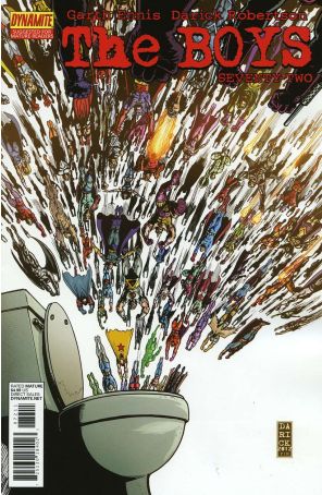 The Boys 72 published by Dynamite with cover art by Darick Robertson