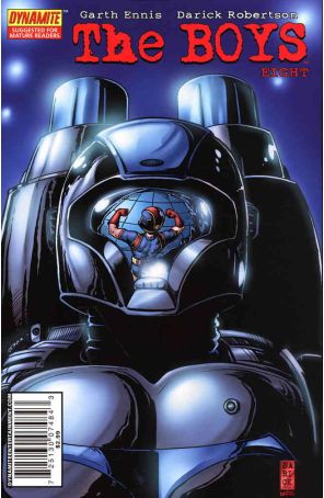 The Boys 8 published by Dynamite with cover art by Darick Robertson