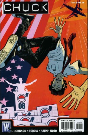 Chuck 5 published by WildStorm with cover art by Kristian Donaldson