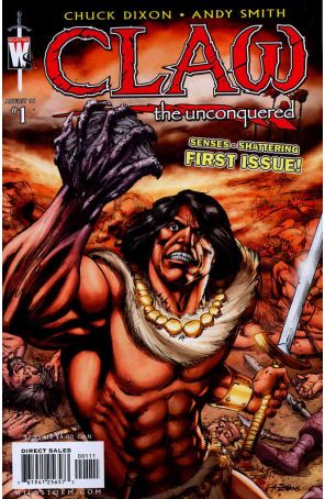 Claw The Unconquered (2nd Series) 1 published by WildStorm with cover art by Andy Smith