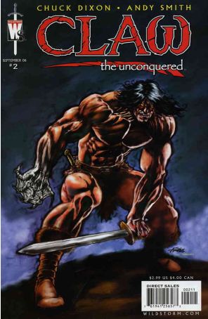 Claw The Unconquered (2nd Series) 2 published by WildStorm with cover art by Andy Smith
