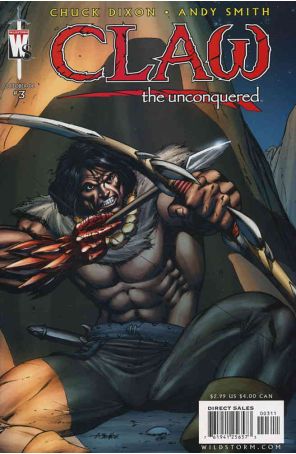 Claw The Unconquered (2nd Series) 3 published by WildStorm with cover art by Andy Smith