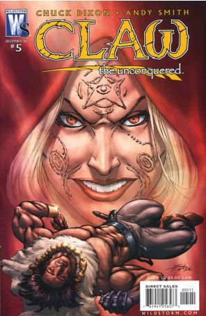 Claw The Unconquered (2nd Series) 5 published by WildStorm with cover art by Andy Smith