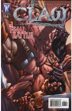 Claw The Unconquered (2nd Series) 6 published by WildStorm with cover art by Andy Smith