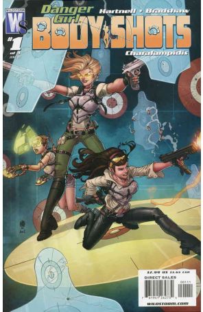 Danger Girl: Body Shots 1 published by WildStorm with cover art by Nick Bradshaw